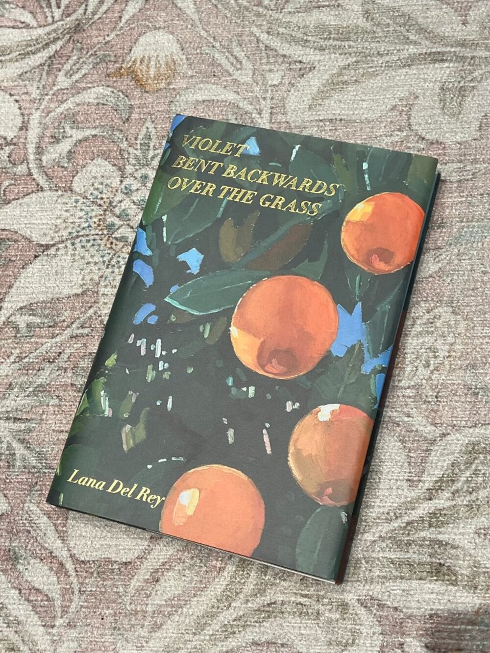 Lana Del Rey's Poetry "Violet Bent Backwards Over the Grass" (2020) Hardcover